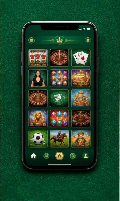 Casino pe mobil — ilustrație
